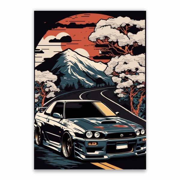 Nissan Skyline Poster - A1