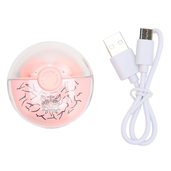 Bluetooth Earbuds HiFi Stereo Sound Intelligent Noise Cancellation Pink