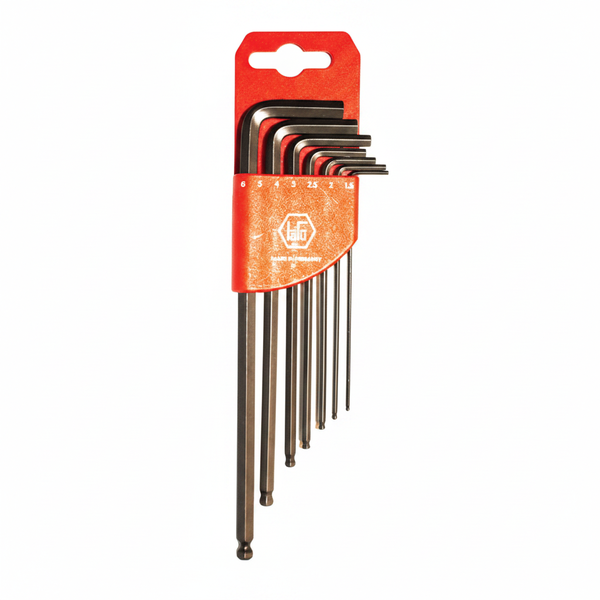 Hafu 7 Piece Long Shaft Ball-End Allen Key Set 1.5-6mm