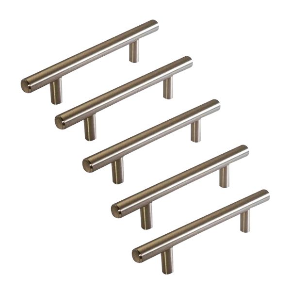 Cupboard Bar Handle Black Nickel 192mm - (Pack of 6)