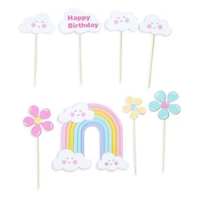 Cloud & Rainbow Cartoon Cake Topper Set | Shop Today. Get it Tomorrow ...