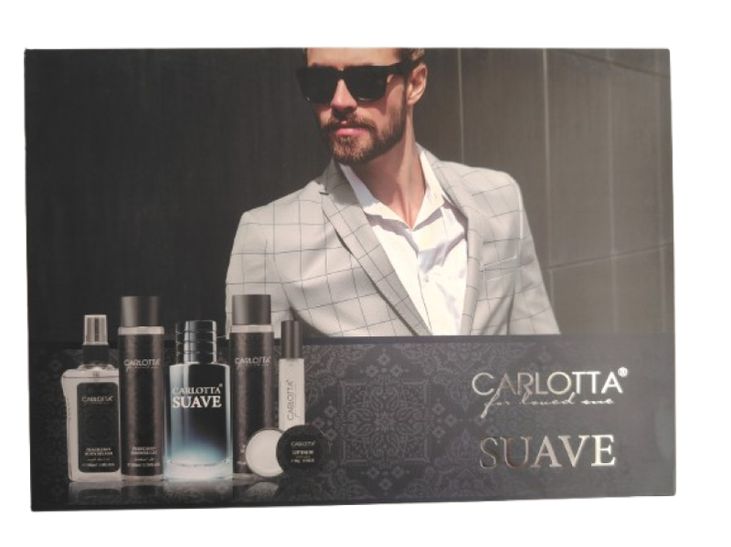 Men's Luxury 6 Piece Perfume Gift Set-Carlotta Suave