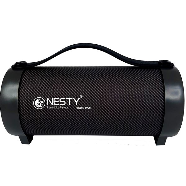 Nesty Bluetooth Speaker - 10W Wireless Portable Audio - Carbon Black