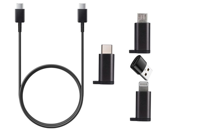 5-in-1 USB-C Cable Kit with Adapters, Fast Charge &amp; Sync, 2M Universal Cord