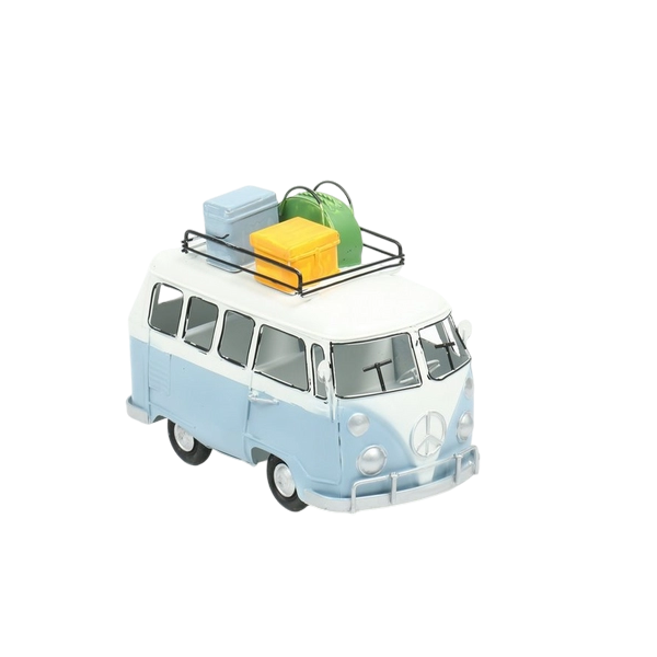 Elegant Metal Road Trip Kombi Ornament - 22cm x 17cm