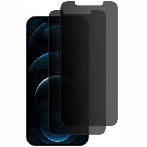 Privacy Tempered Glass Protector Compatible with iPhone 12 Pro Max - 2 PACK