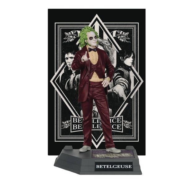Beetlejuice - Betelgeuse Movie Maniacs 6-Inch Posed Figure