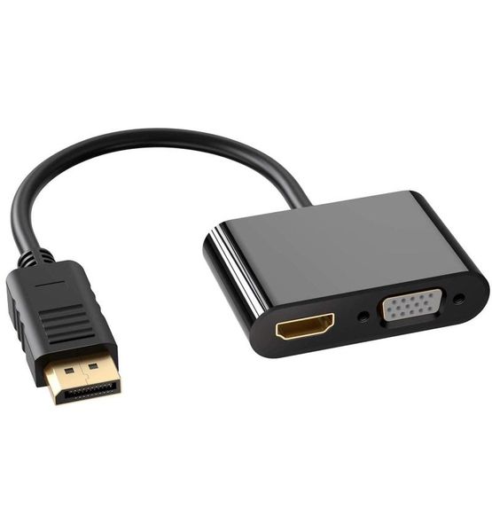 PTech DisplayPort to HDMI &amp; VGA Adapter