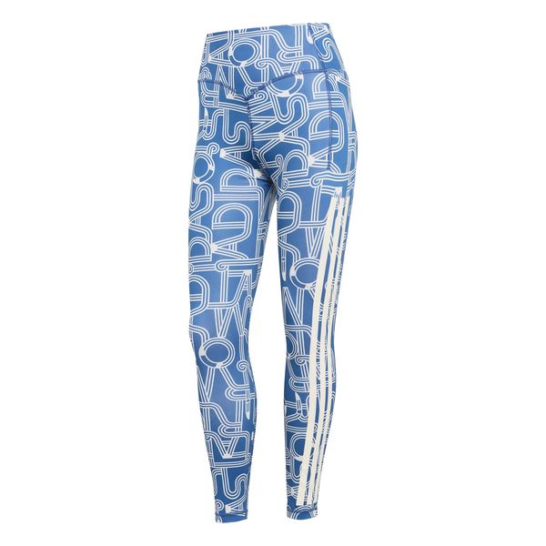 Adidas Women's X Rio Farm Rio Optime Leggings - Dark Marine/White/TALC