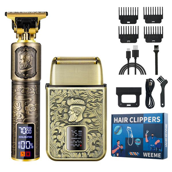 Razor Foil Shavers for Men, Hair Beard Trimmer for Men Grooming Shaving Kit