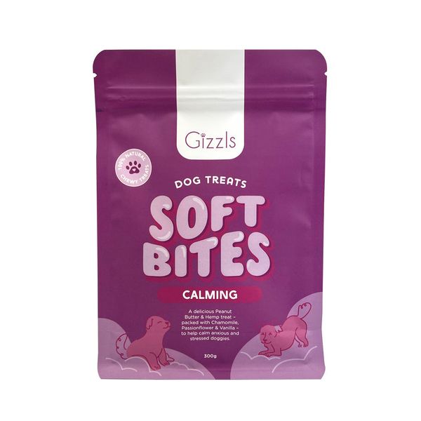 Gizzls - Calming Soft Dog Treats Peanut Butter Flavour 300g