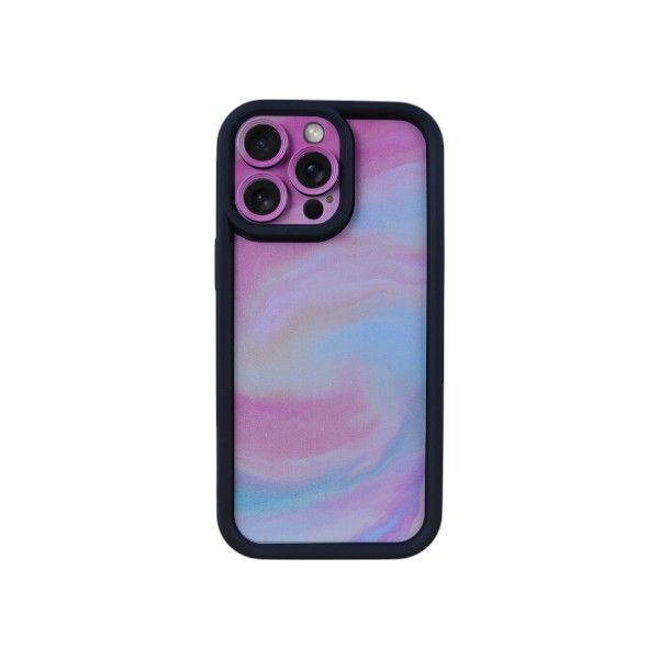 Pink Tie Dye Shockproof Phone Case Compatible With iPhone 15 Pro Max