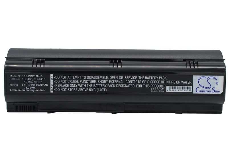 DELL Inspiron 1300/ B120/ B130 replacement battery