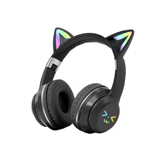 Cat Ear RGB Wireless Bluetooth Stereo Headphones with Mic | Shop Today ...