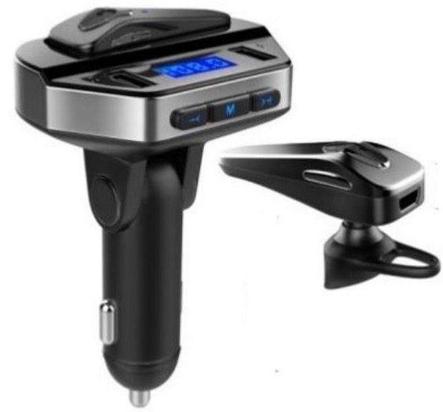Geeko V6 Bluetooth Hands Free Car Kit FM Transmitter