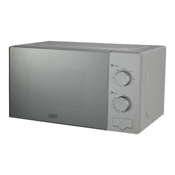 Defy 20LT Solo Microwave - Silver Mirror Door - DMO20S