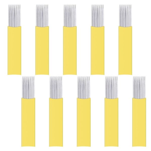 PMU/Microblading/shading/Powder Brows Needle #15 Double-stack (10 Piece)