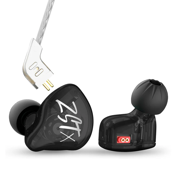 KZ Drivers Hybrid Dual Driver In - Ear Monitors- Black