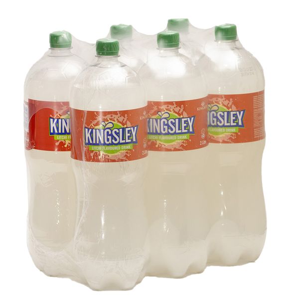 Kingsley Sparkling Soft Drink - Litchi (6 x 2L)