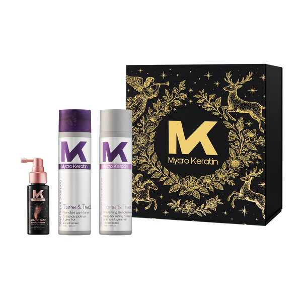 Mycro Keratin Tone &amp; Treat Christmas Box - Gift Box - Haircare Gift Set