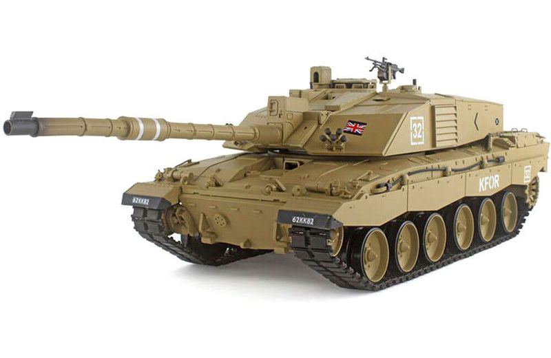 Heng Long- RC tank 1:16 British Challenger 2- metal gearbox, smoke, sound