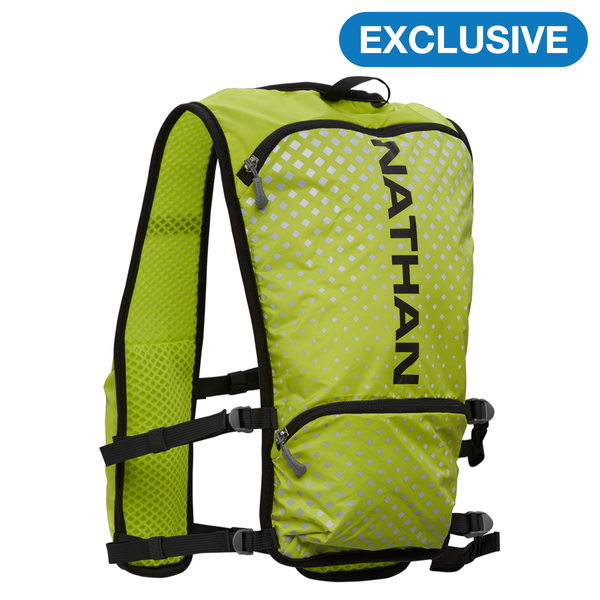 Nathan Hypernight QuickStart 2.0 Hydration Pack - 4L - Hi Vis Yellow/Geo