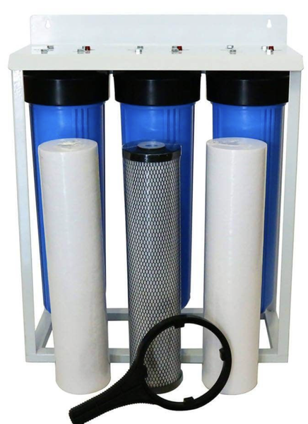 Jordan Pumps 3-Stage 20 inch Whole House Water Filtration System