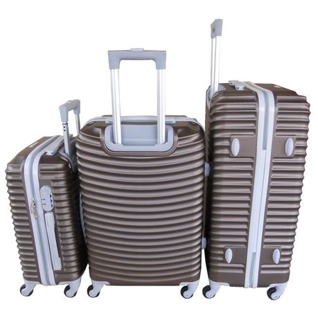 3 Piece Hard Outer Shell Lightweight Luggage Set Shop Today. Get it Tomorrow takealot