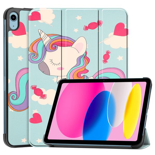 Tri-Fold TPU Tablet Case Compatible with Apple iPad 11