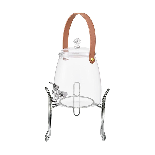 15L Drink Dispenser with Faucet Clear Juice Jar