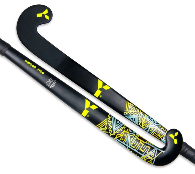 Y1 Indoor J100 Hockey Stick - Black - 35
