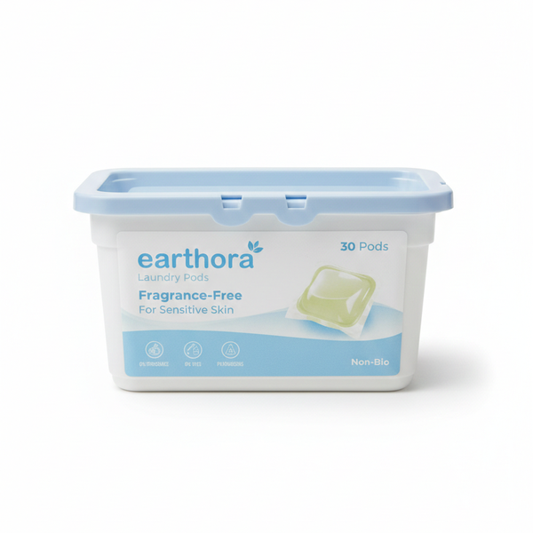 Fragrance-Free Laundry Pods Sensitive Skin (Pack of 30) - earthora