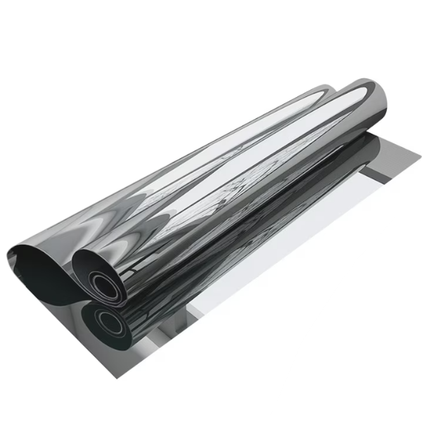One-Way Window Film Mirror Effect Tint - Silver &amp; Black 60cm