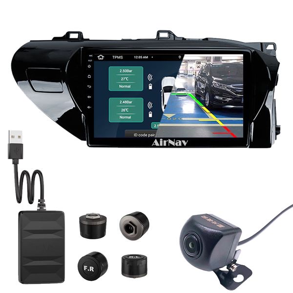 Toyota Hilux Gd6 TPMS And Camera Android Bundle High Spec Wireless Carplay
