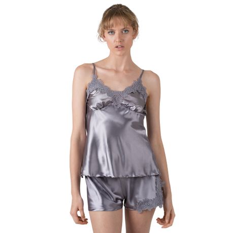 ULC Satin Tank Top And Shorts Nightwear Set