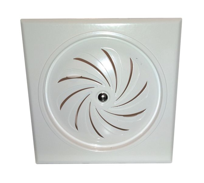 Vent outlet wall grille round sliding adjustable 150/150mm