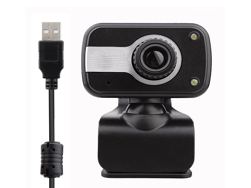 480P HD Webcam With Microphone for Professional Streaming