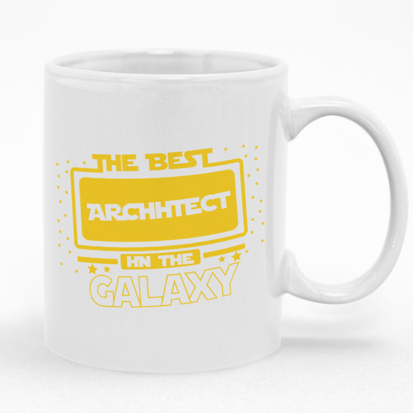 The Best Architect In The Galaxy Mug - Gift Idea for Birthday or Christmas
