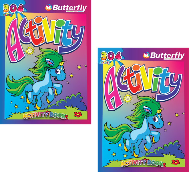Butterfly Colouring Book - Activity (304 Pages) Np X2