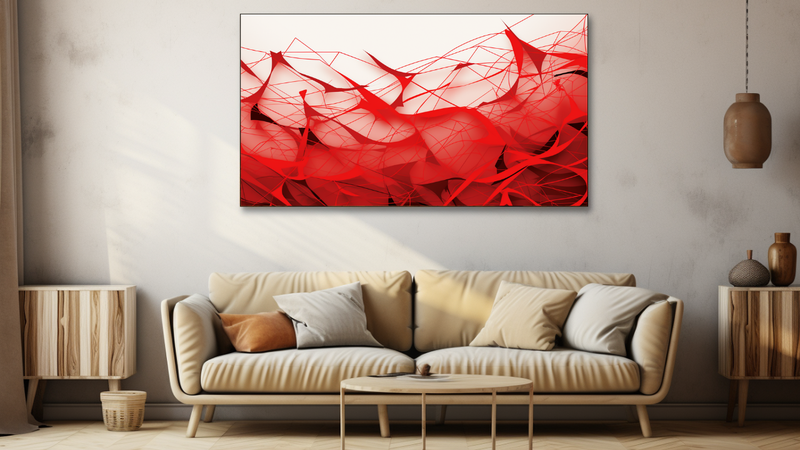 Canvas Wall Art - Kop Connection Abstract - HD0187