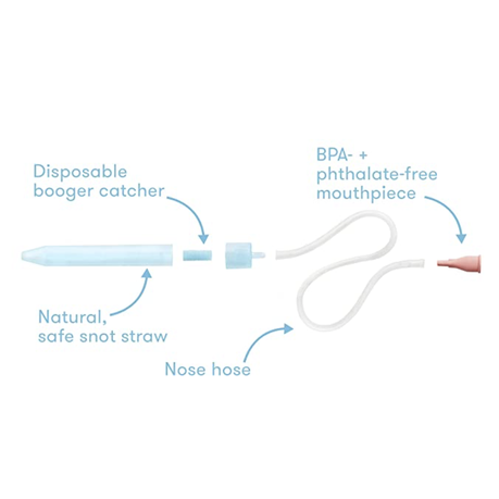 Frida Baby Baby Nasal Aspirator Nosefrida The Snotsucker All-natural Saline  Nasal Spray - 12ct : Target