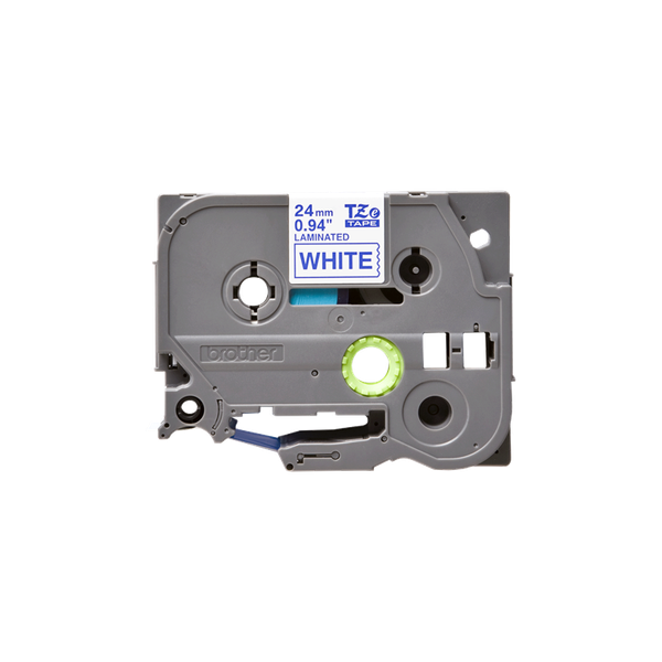 Compatible Brother TZE 253 Blue on White Labelling Tape – 24mm