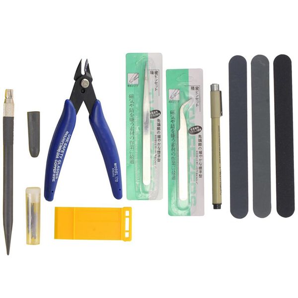 Modeler Basic Tools Craft Set For Gundam Car Model Building Repairing