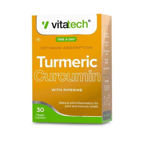 VITATECH Tumeric Curcumin 30 Capsules