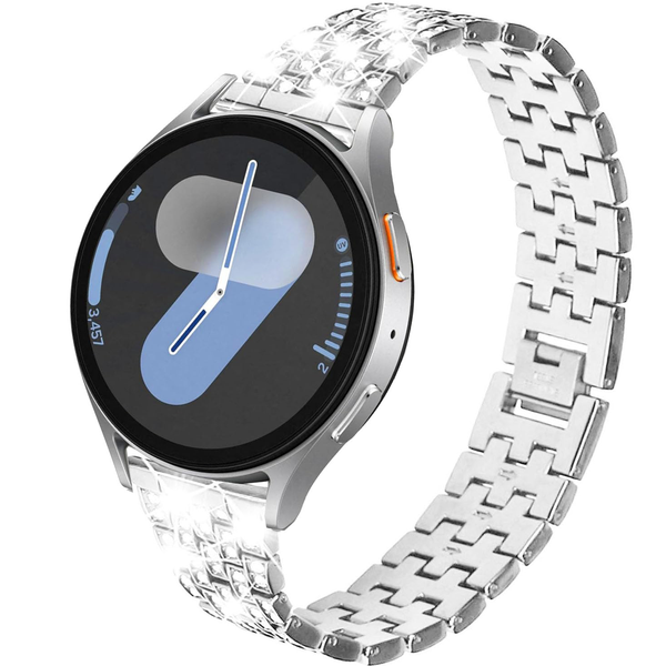 Watch Band Stainless Steel Strap compatible with Samsung Galaxy Watch4/5/6