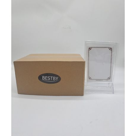 Bestby - Vertical Double-Sided Table Display Holder Menu Stand