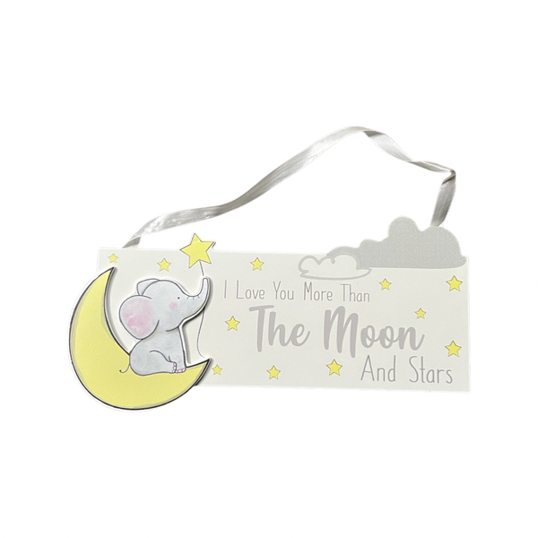 Wall Art Wooden Frame The Moon