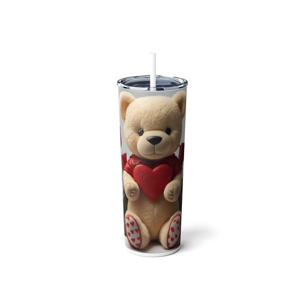 Bear with Roses 600ml Tumbler