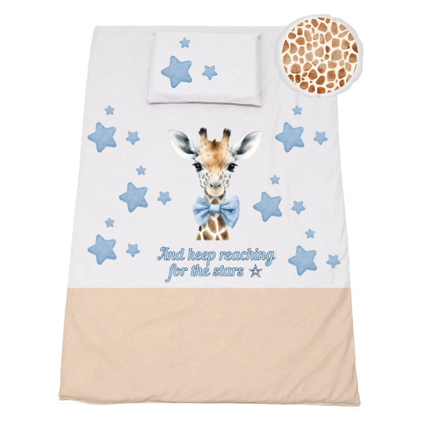 Cot Bedding Set - Duvet, Pillow &amp; Scatter - 1040x720mm - Keep reaching