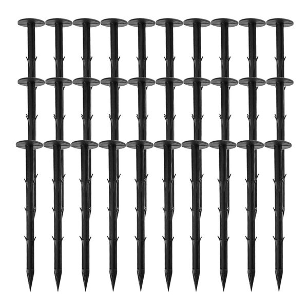Garden Durable Ground Nail Stake Anchors For Lawn Coverings- 100pc